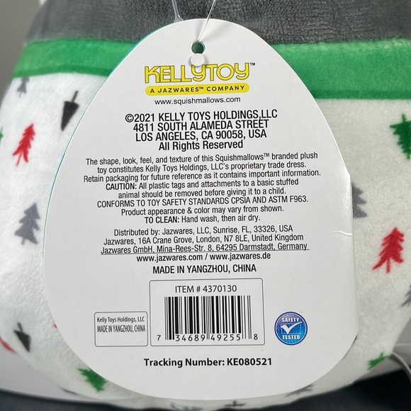 Squishmallows Floxie the Fox in Christmas Pajamas 8” - Picture 6 of 7